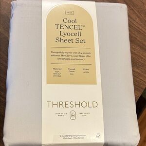Threshold Cool TENCEL Lyocell Sheet Set - Cream